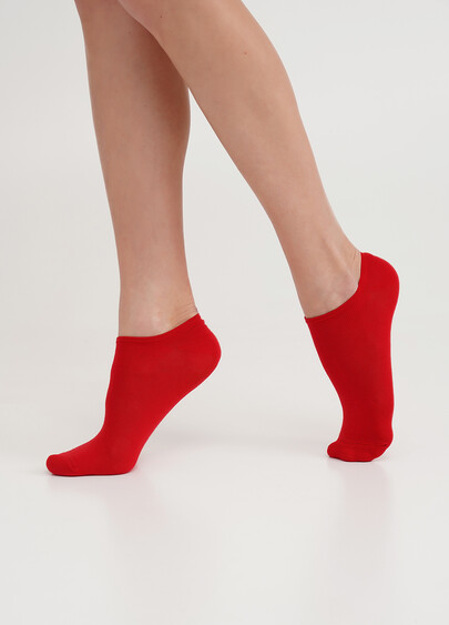 Короткі шкарпетки жіночі WS1 CLASSIC red (червоний)