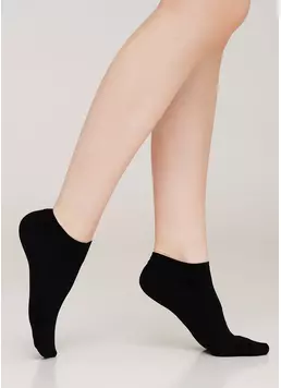 Женские короткие носки (2 пары) WS1 CLASSIC black (черный)