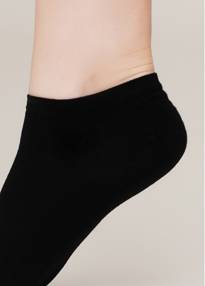 Женские короткие носки (2 пары) WS1 CLASSIC black/white (черный)