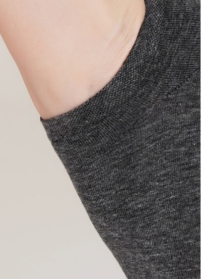 Женские короткие носки (2 пары) WS1 CLASSIC dark grey melange (серый)