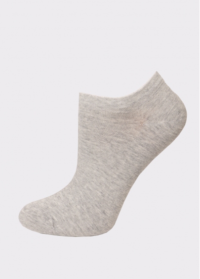 Жіночі короткі шкарпетки (2 пари) WS1 CLASSIC light grey melange (меланж)