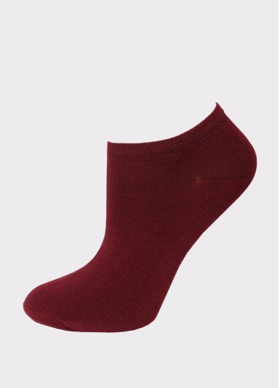 Жіночі короткі шкарпетки (2 пари) WS1 CLASSIC marsala/navy (бордовий)
