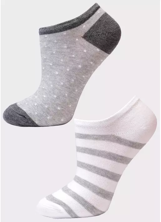 Жіночі короткі шкарпетки (2 пари) WS1 FASHION 045 + WS1 FASHION 048