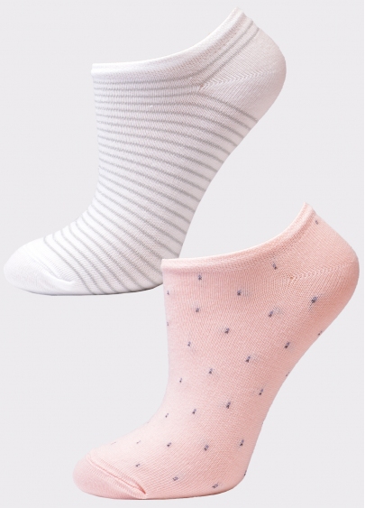 Жіночі короткі шкарпетки (2 пари) WS1 FASHION 046 + WS1 LUREX 009