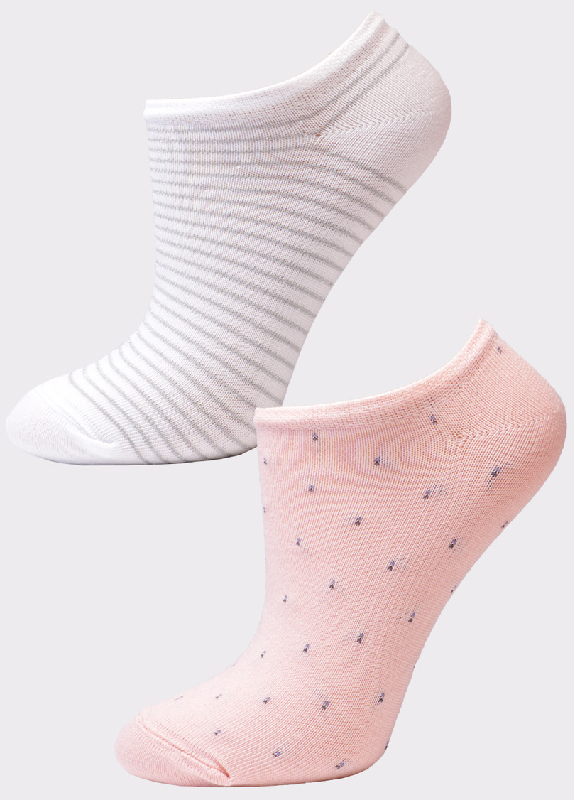 Жіночі короткі шкарпетки (2 пари) WS1 FASHION 046 + WS1 LUREX 009