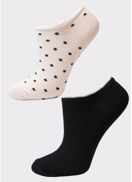 Жіночі короткі шкарпетки  (2 пари) WS1 LUREX 006 + WS1 FASHION 047