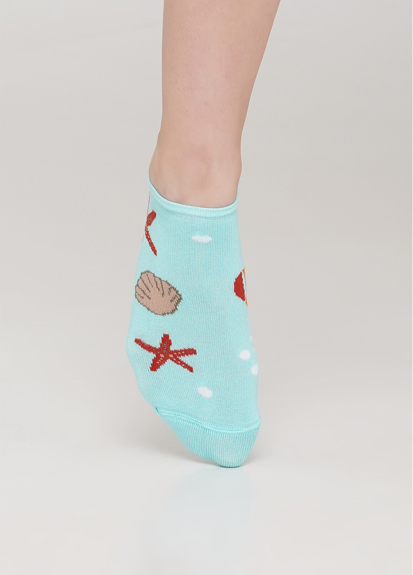 Жіночі короткі шкарпетки WS1 MARINE 010 (м'ятний)