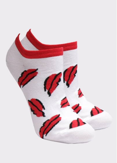 Жіночі короткі шкарпетки з принтом WS1 SOFT VALENTINE 002