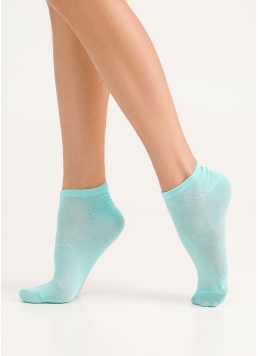 Короткие носки с высокой пяткой WS1 SUMMER SPORT 001 light mint (зеленый)