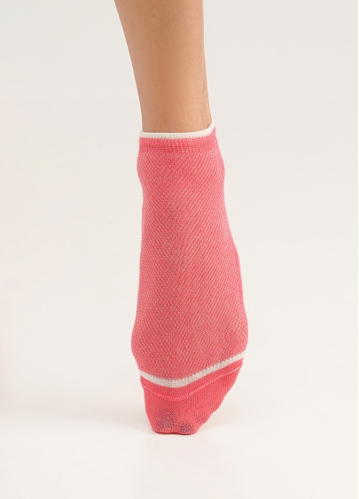 Короткие носки WS1 SUMMER SPORT 002 coral (розовый)
