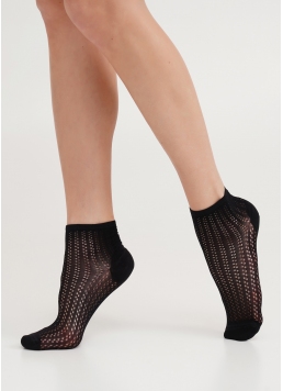 Шкарпетки з плетінням сітки WS2 AIR PA 008 black (чорний)