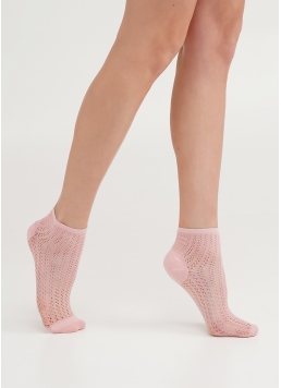 Шкарпетки з плетінням сітки WS2 AIR PA 008 blossom (рожевий)