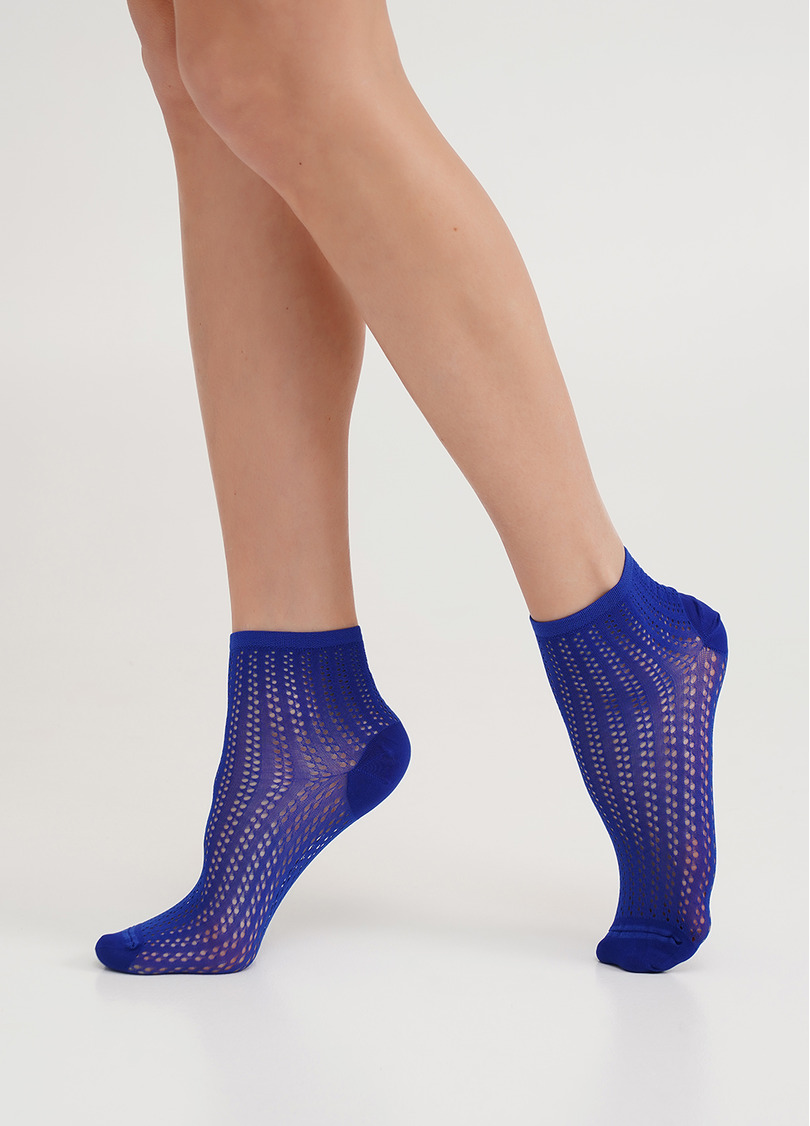 Носки с плетением сетки WS2 AIR PA 008 bright blue (синий)