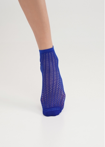 Шкарпетки з плетінням сітки WS2 AIR PA 008 bright blue (синій)