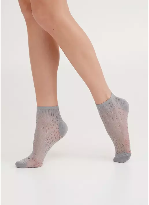 Шкарпетки з плетінням сітки WS2 AIR PA 008 griffin (сірий)