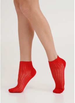 Шкарпетки з плетінням сітки WS2 AIR PA 008 risk red (червоний)