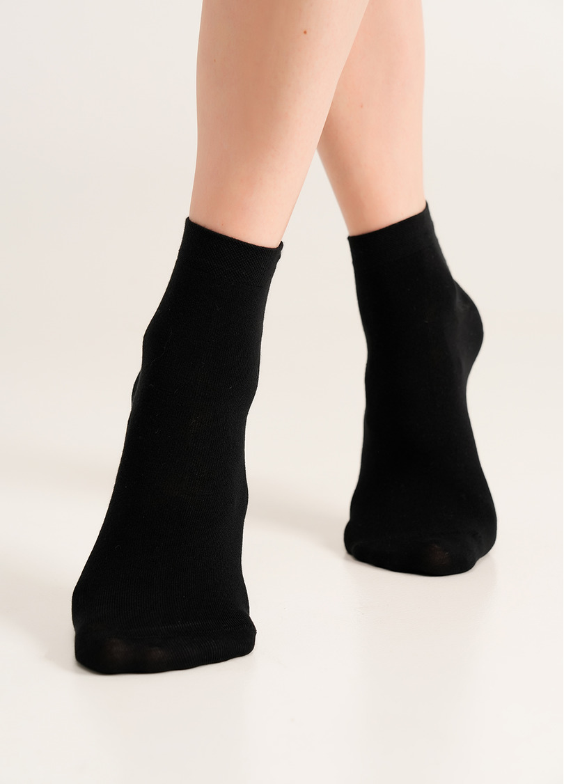 Классические носки из бамбука WS2 BAMBOO black (черный)