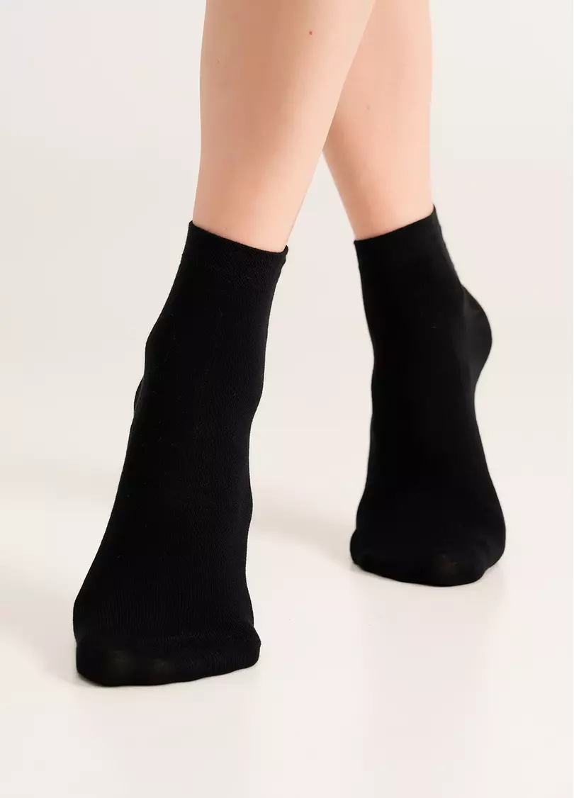 Классические носки из бамбука WS2 BAMBOO black (черный)
