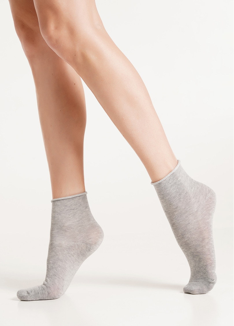 Носки классические без резинки WS2 CLASSIC FREE light grey melange (серый)
