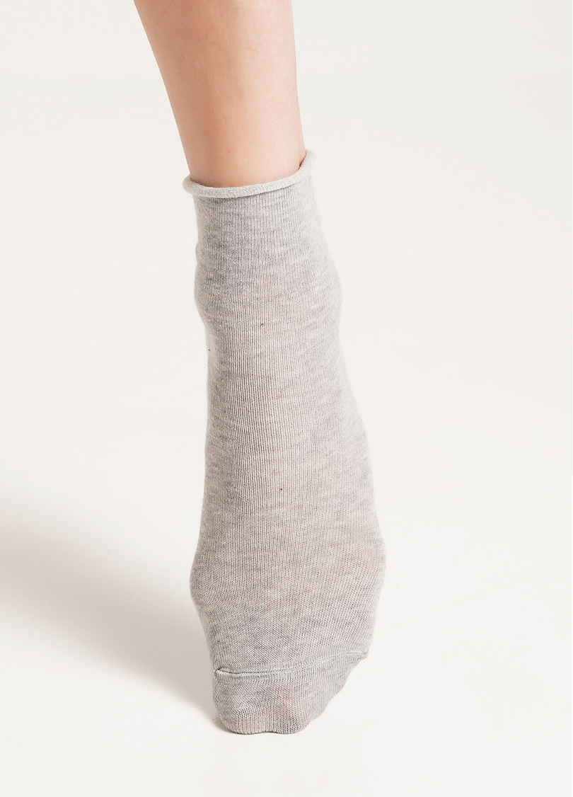 Носки классические без резинки WS2 CLASSIC FREE light grey melange (серый)