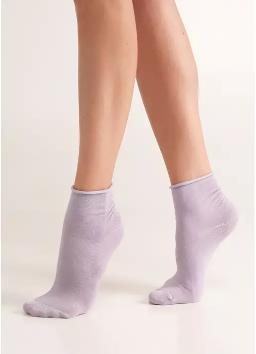 Шкарпетки класичні без гумки WS2 CLASSIC FREE lilac (фіолетовий)
