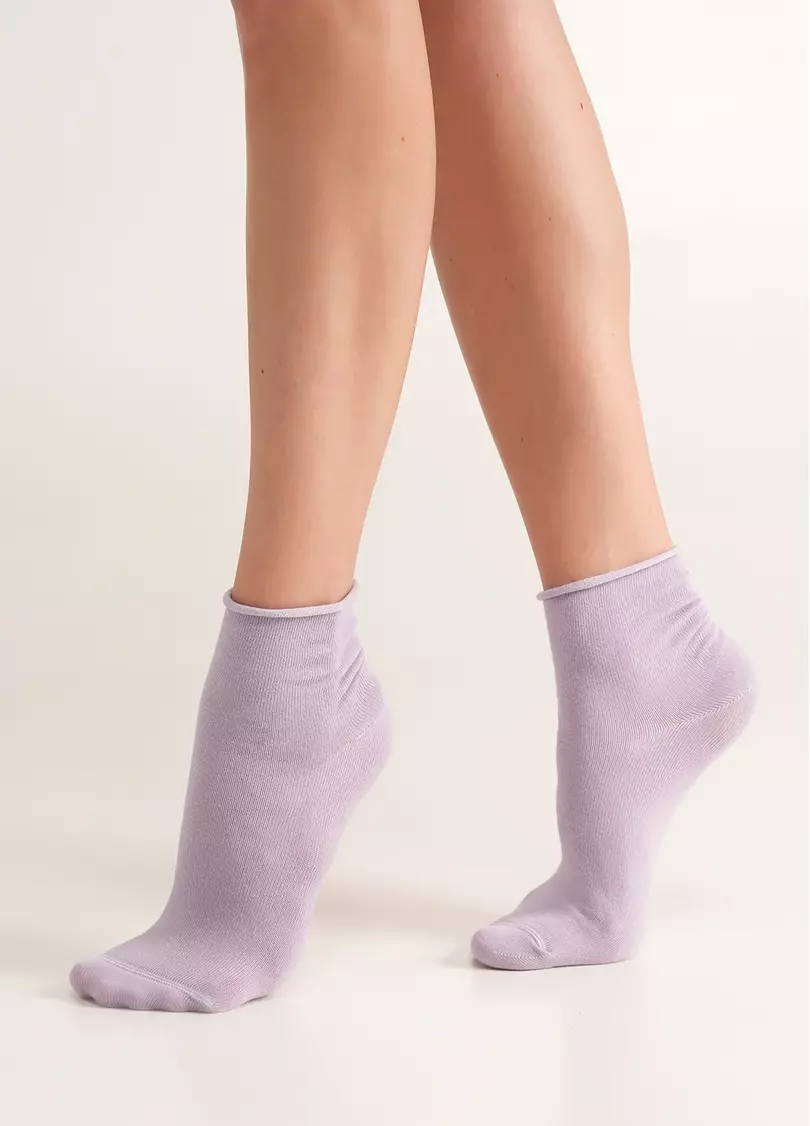 Шкарпетки класичні без гумки WS2 CLASSIC FREE lilac (фіолетовий)