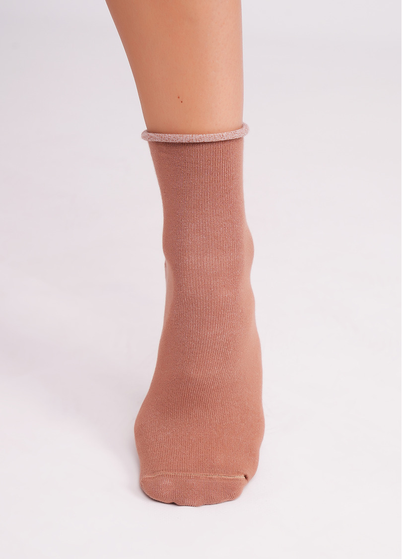 Шкарпетки класичні без гумки WS2 CLASSIC FREE mocha mousse (коричневий)