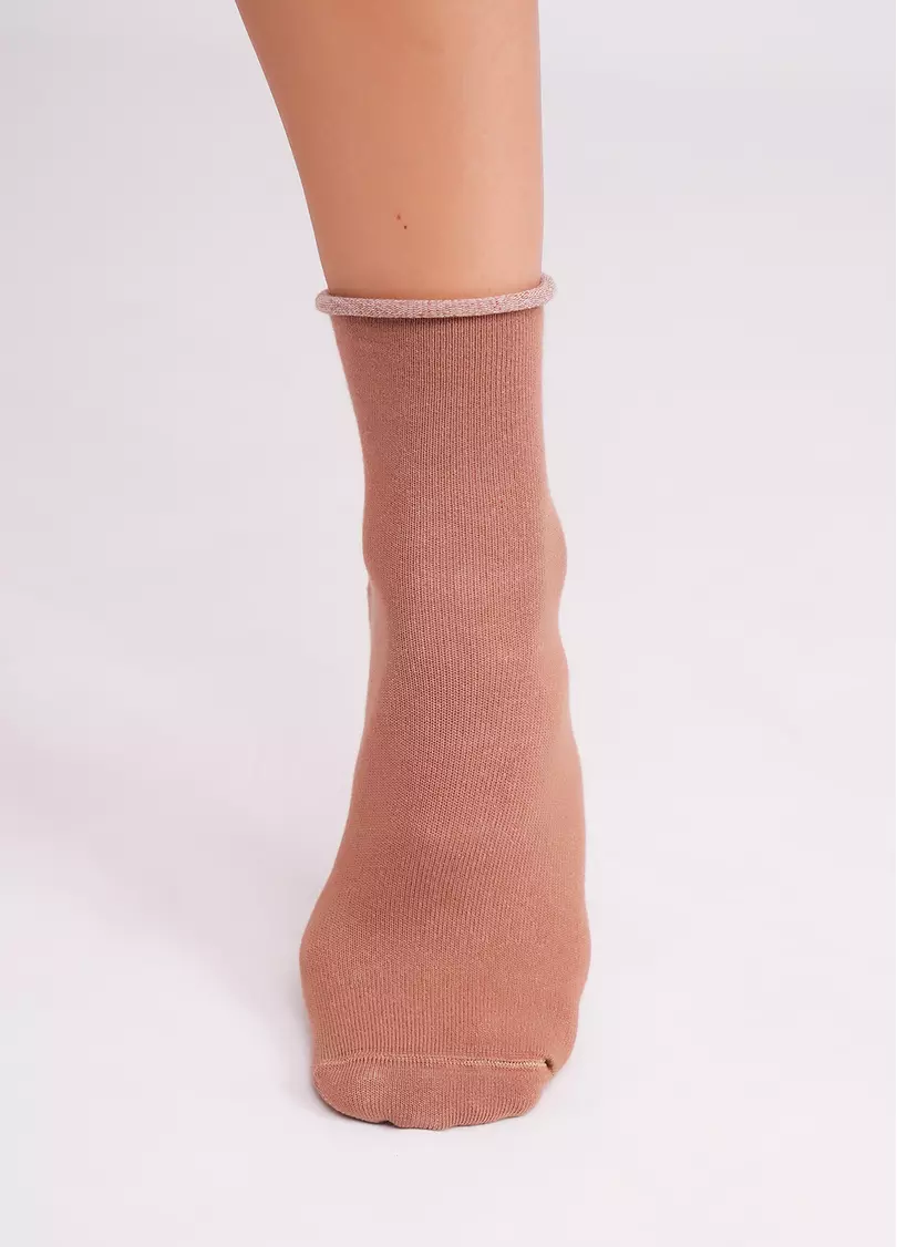 Шкарпетки класичні без гумки WS2 CLASSIC FREE mocha mousse (коричневий)