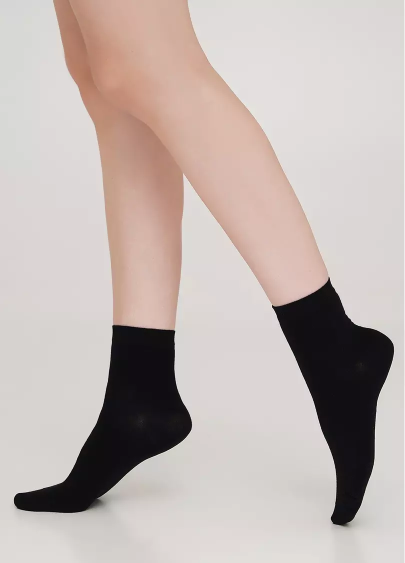 Бавовняні шкарпетки жіночі класичні WS2 CLASSIC black (чорний)