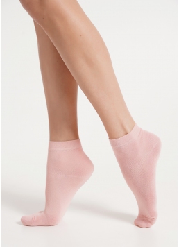 Хлопковые носки женские классические WS2 CLASSIC geranium (розовый)