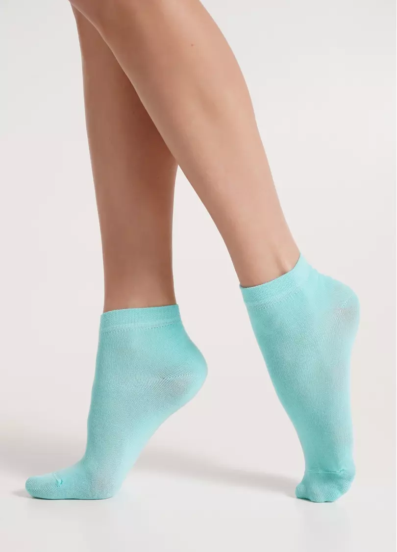 Бавовняні шкарпетки жіночі класичні WS2 CLASSIC light mint (зелений)