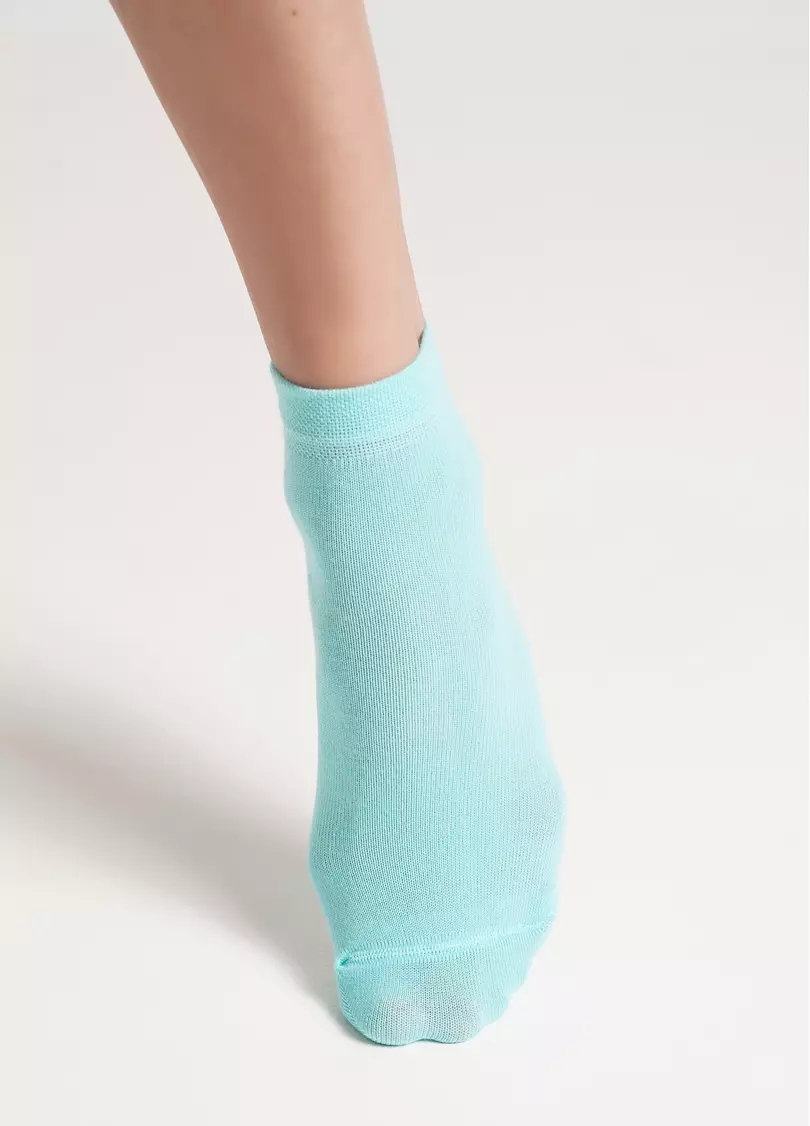 Бавовняні шкарпетки жіночі класичні WS2 CLASSIC light mint (зелений)