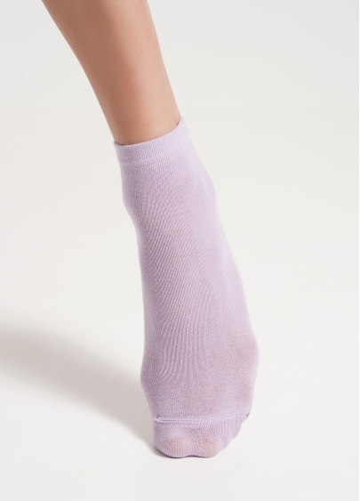 Хлопковые носки женские классические WS2 CLASSIC lilac (фиолетовый)