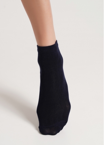 Бавовняні шкарпетки жіночі класичні WS2 CLASSIC navy (синій)