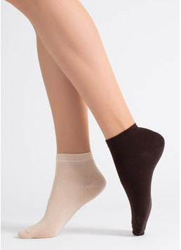 Женские хлопковые носки (2 пары) WS2 CLASSIC chocolate/sand (коричневый/бежевый) Женские хлопковые носки (2 пары) WS2 CLASSIC chocolate/sand (коричневый/бежевый)