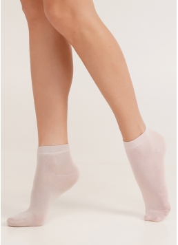 Жіночі бавовняні шкарпетки (2 пари) WS2 CLASSIC moonlight/blushing bride (бежевий/рожевий)