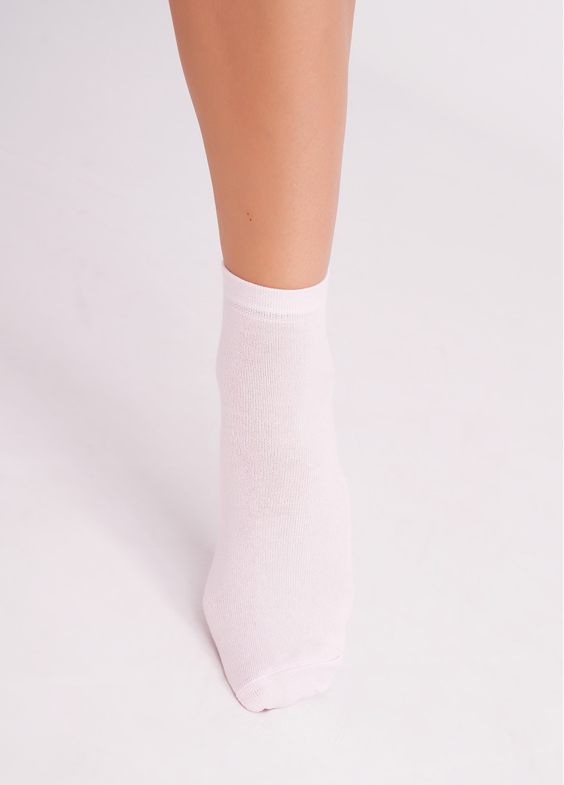 Жіночі бавовняні шкарпетки (2 пари) WS2 CLASSIC sand/blushing bride (бежевий/рожевий)