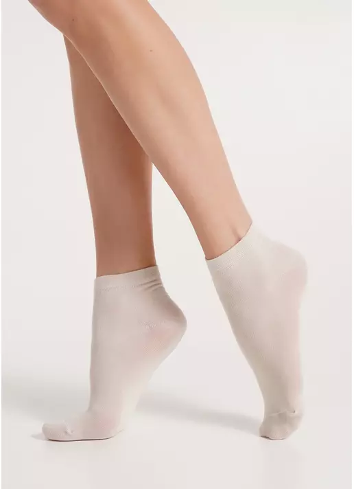 Бавовняні шкарпетки жіночі класичні WS2 CLASSIC panna (бежевий)
