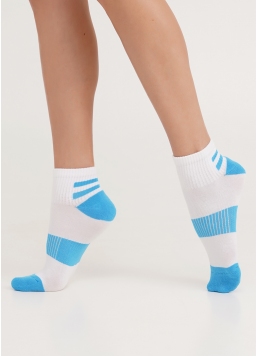 Шкарпетки спортивні жіночі WS2 TERRY SPORT 002 blue (блакитний)
