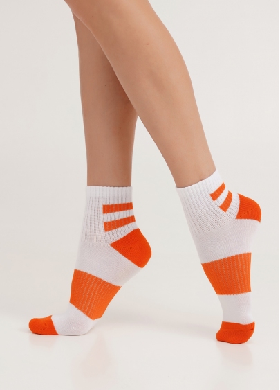 Шкарпетки спортивні жіночі WS2 TERRY SPORT 002 orange (помаранчевий)