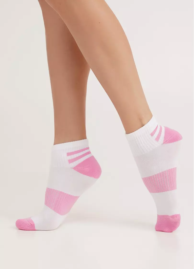 Шкарпетки спортивні жіночі WS2 TERRY SPORT 002 rose (рожевий)