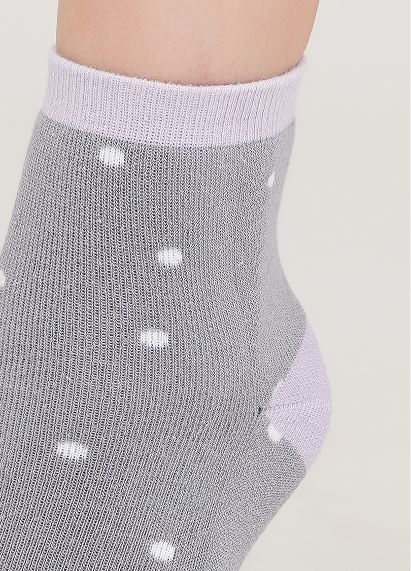 Носки махровые с рисунком совы WS2C/Te-003 silver (серый)