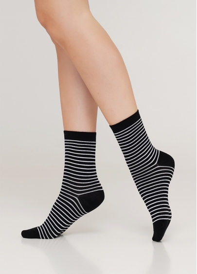 Жіночі бавовняні шкарпетки WS3 BASIC 002 (чорний)