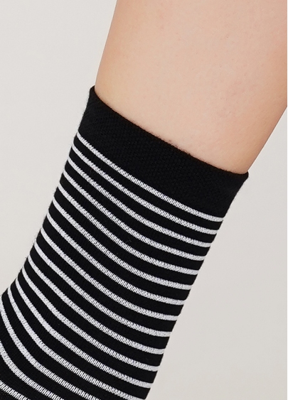 Женские хлопковые носки WS3 BASIC 002 (черный)