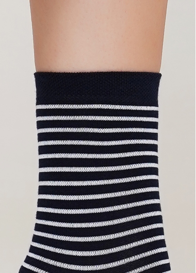 Жіночі бавовняні шкарпетки WS3 BASIC 002 (темно-синій)