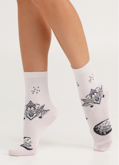 Шкарпетки з бавовни в стилі бохо WS3 BOHO 007 blushing bride (рожевий)