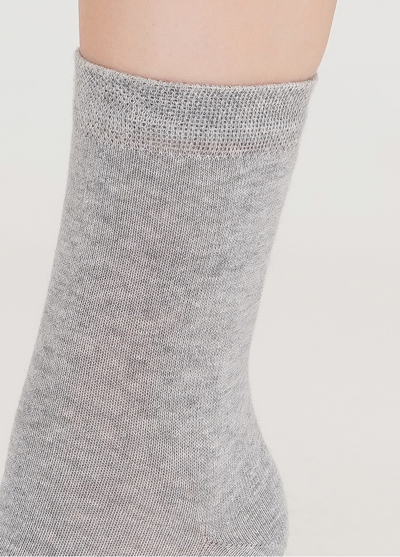 Класичні шкарпетки меланжеві з бавовни WS3 CLASSIC (M) [WS3M-cl] (WSL MELANGE calzino) light gray (сірий)