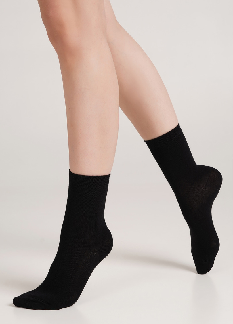 Комплект хлопковых носков (2 пары) WS3 CLASSIC + WS3 BASIC 002 black (черный)