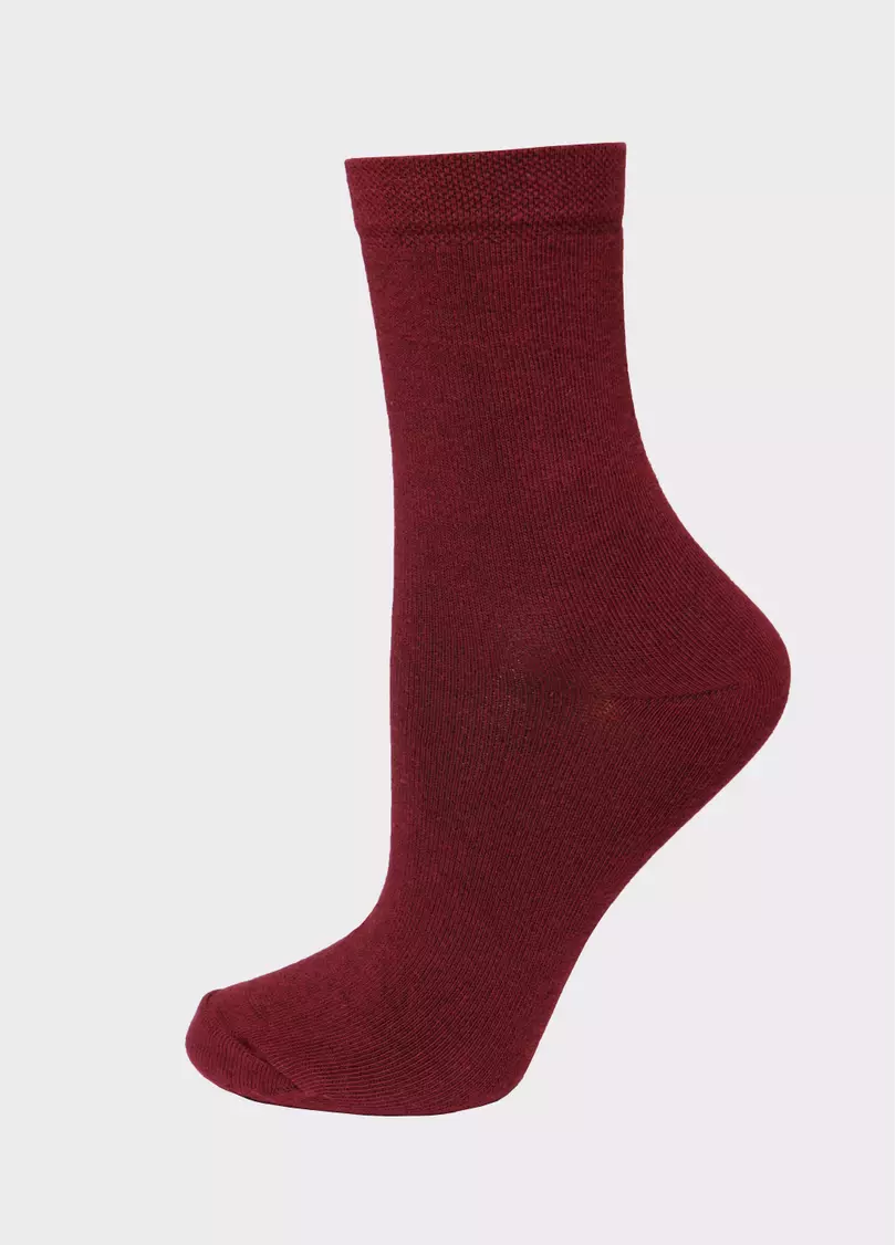 Шкарпетки жіночі (2 пари) WS3 CLASSIC marsala/navy (бордовий/синій)