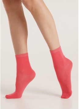 Шкарпетки з бавовни базові WS3 CLASSIC [WS3C-cl] coral (рожевий)